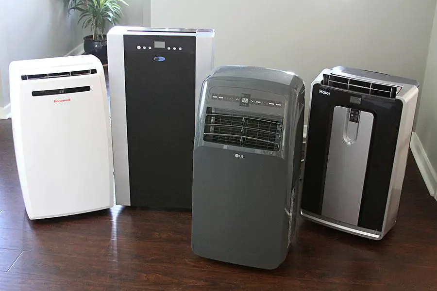Portable ac for use inside the home